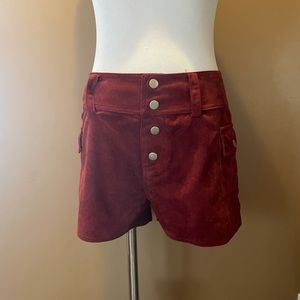 SUEDE SHORTS